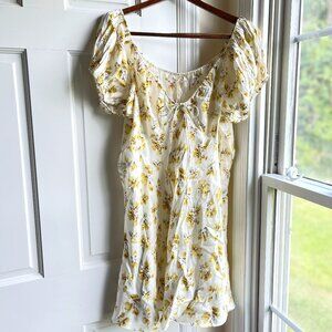 Doen Puffed Sleeve Mini Dress
